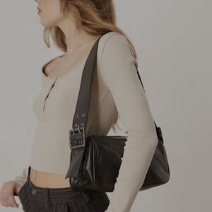 Free People Arm Candy Black Shoulder Bag